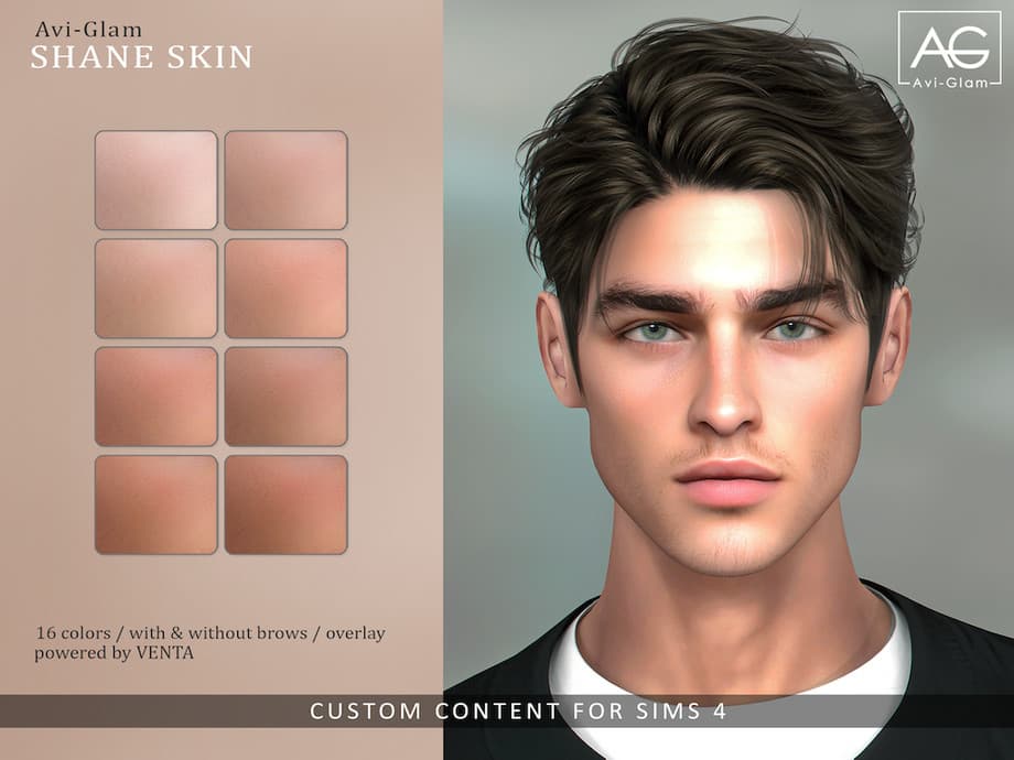 Мужской скин Shane Skin and Overlay